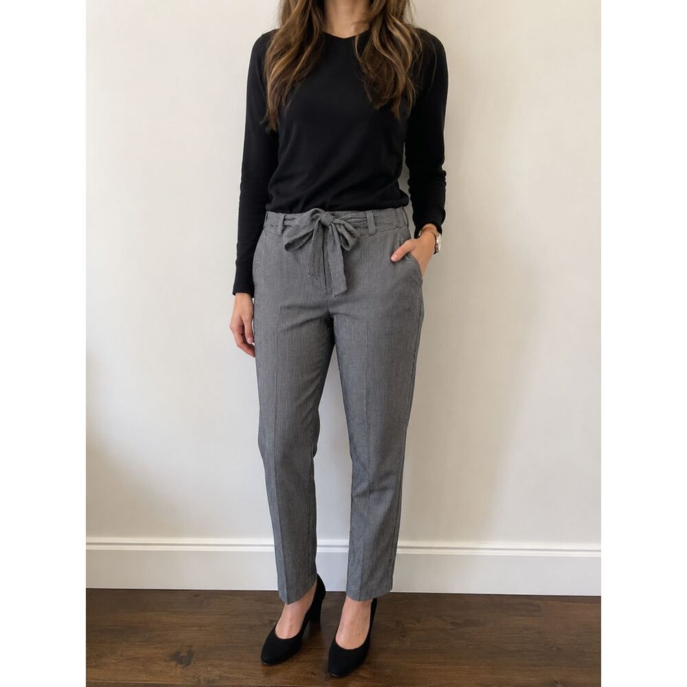 Banana Republic Avery Tie Waist Dress Pants Size 4 Petite